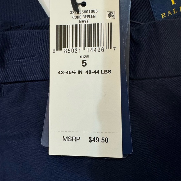 Boys straight fit twill pants. 5T, NWT - Picture 9 of 14